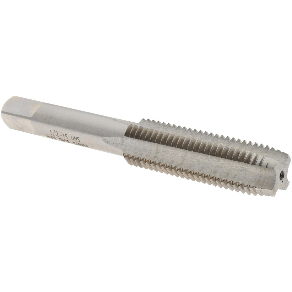 Value Collection JY4844056 Straight Flute Tap 1/2-16 UNS, 4 Flutes, Plug, 3B Class of Fit, High Speed Steel, Bright/Uncoated