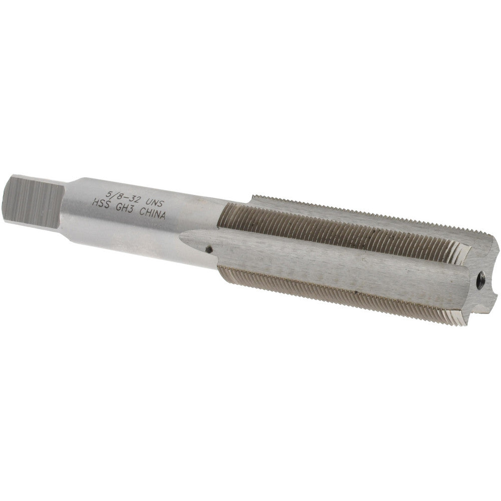 Value Collection JY4846325 Straight Flute Tap 5/8-32 UNS, 4 Flutes, Plug, 3B Class of Fit, High Speed Steel, Bright/Uncoated