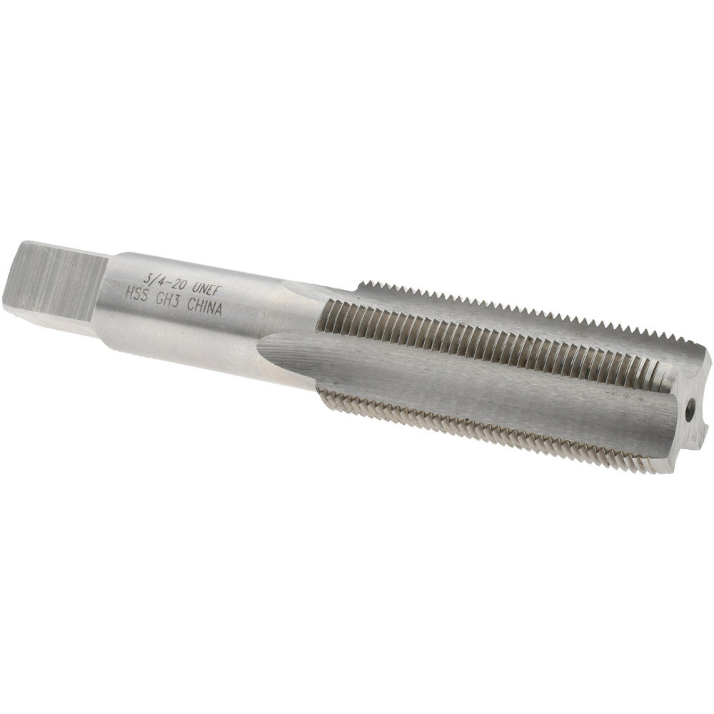 Value Collection JY4847174 Straight Flute Tap 3/4-20 UNEF, 4 Flutes, Plug, High Speed Steel, Bright/Uncoated