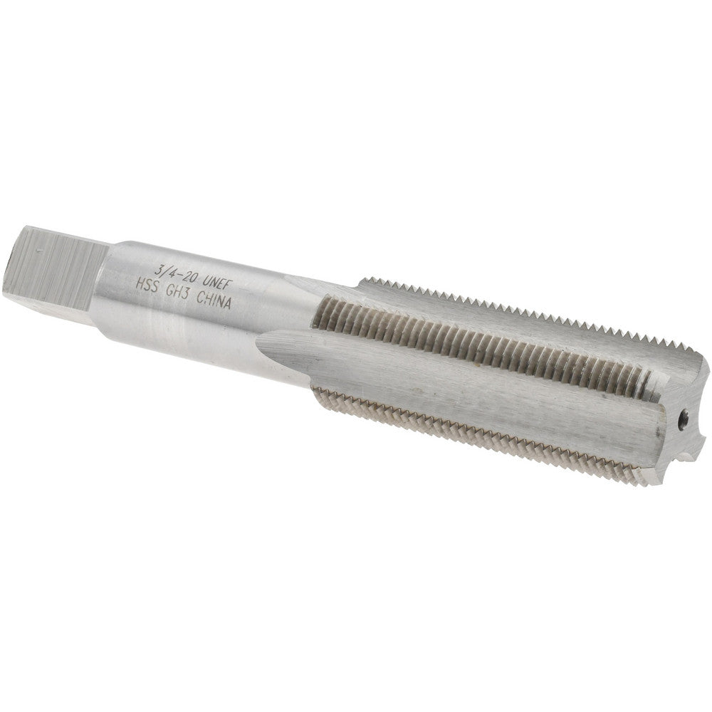 Value Collection JY4847182 Straight Flute Tap 3/4-20 UNEF, 4 Flutes, Bottoming, High Speed Steel, Bright/Uncoated
