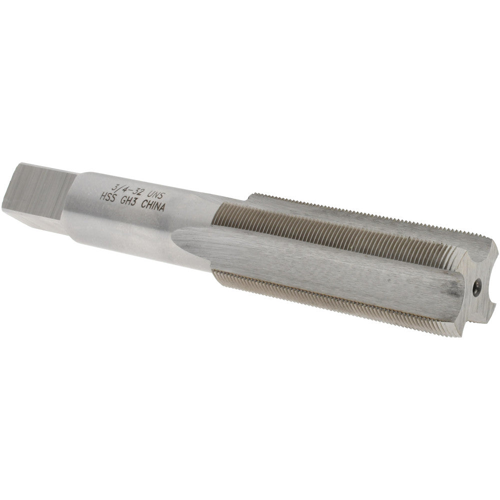 Value Collection JY4847323 Straight Flute Tap 3/4-32 UNS, 4 Flutes, Plug, 3B Class of Fit, High Speed Steel, Bright/Uncoated