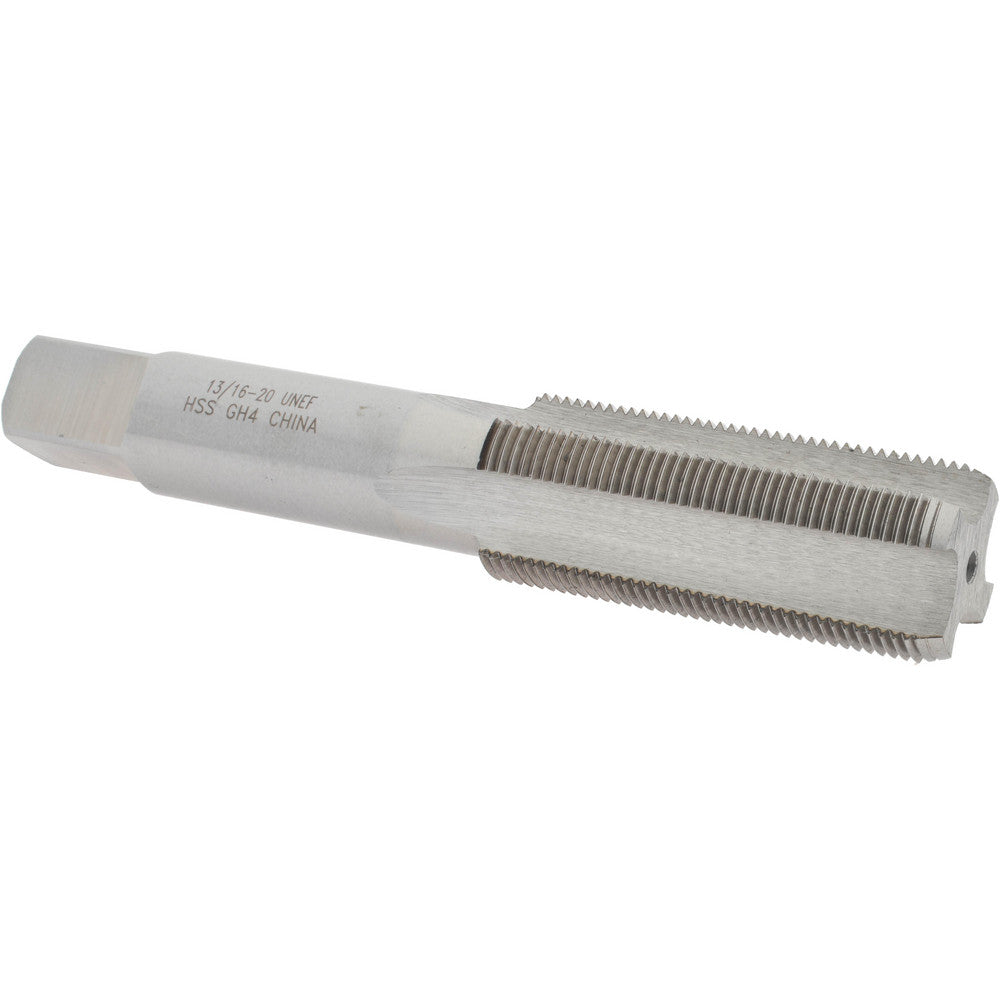 Value Collection JY4847869 Straight Flute Tap 13/16-20 UNEF, 4 Flutes, Bottoming, 3B Class of Fit, High Speed Steel, Bright/Uncoated