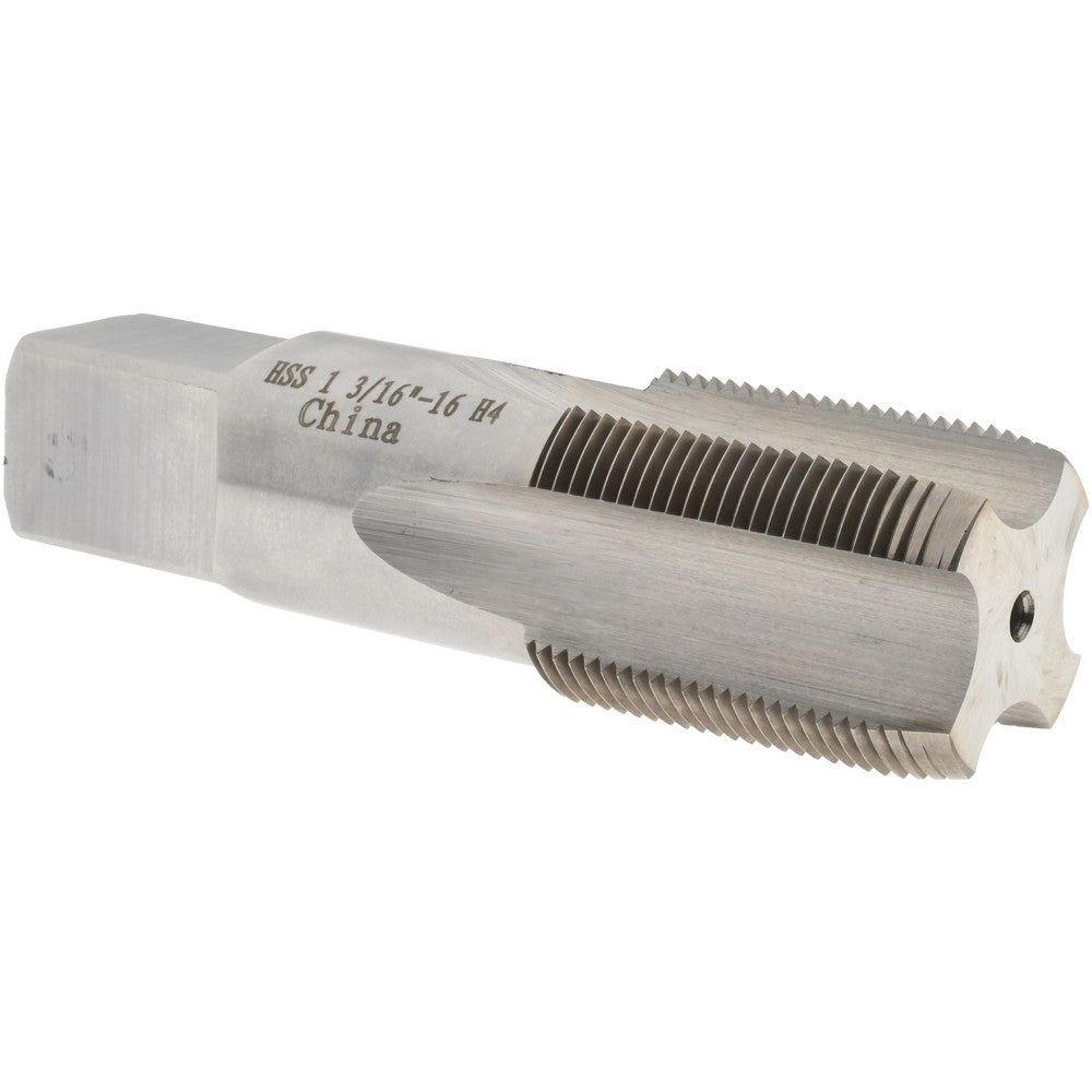 Value Collection JY4863148 Straight Flute Tap 1-3/16-16 UNS, 6 Flutes, Plug, 3B Class of Fit, High Speed Steel, Bright/Uncoated