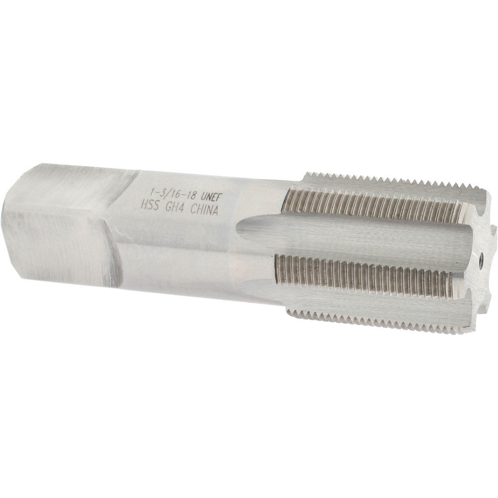 Value Collection JY4863189 Straight Flute Tap 1-3/16-18 UNEF, 6 Flutes, Bottoming, 3B Class of Fit, High Speed Steel, Bright/Uncoated