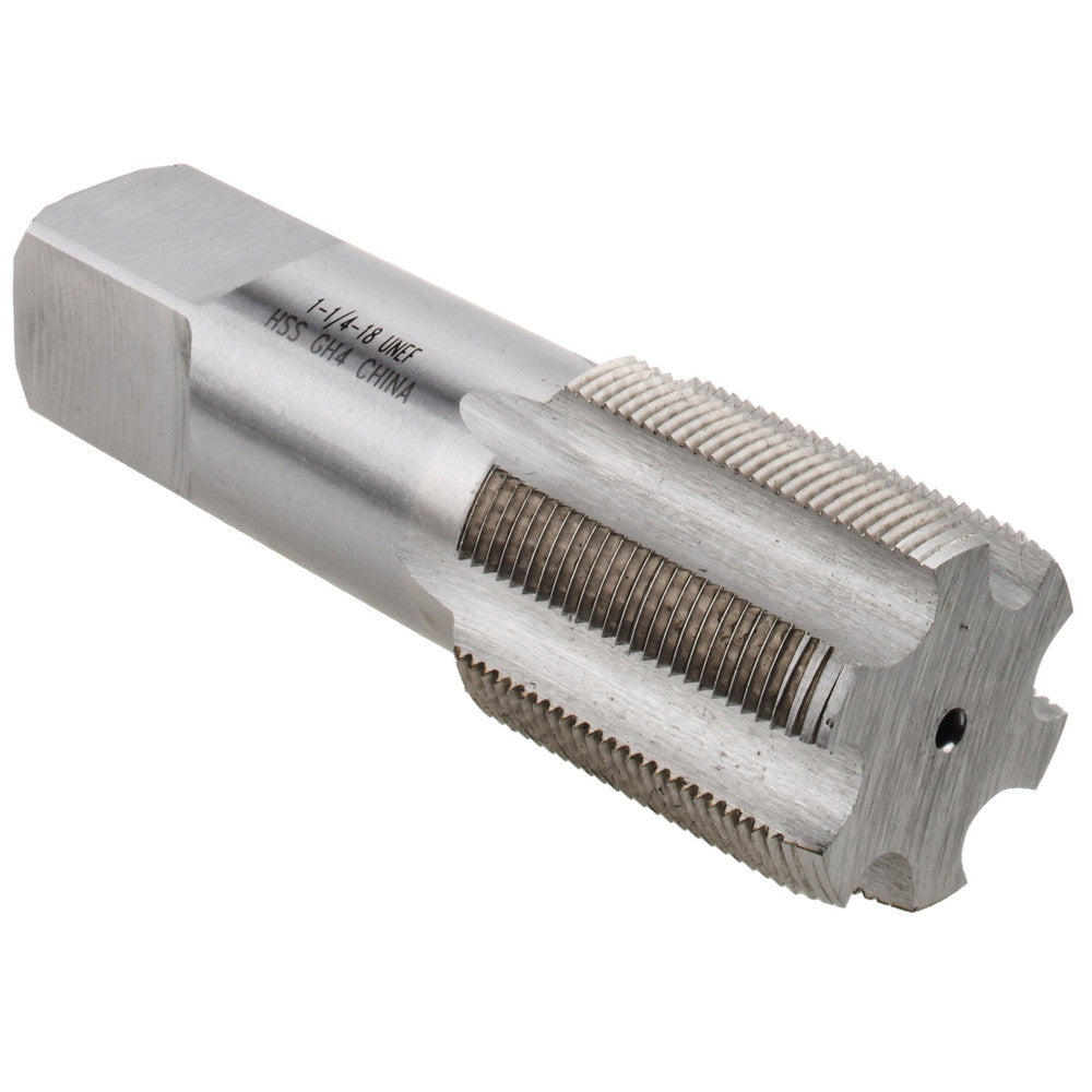 Value Collection JY4870176 1-1/4 - 18 Plug RH 3B H4 Bright High Speed Steel 6-Flute Straight Flute Hand Tap
