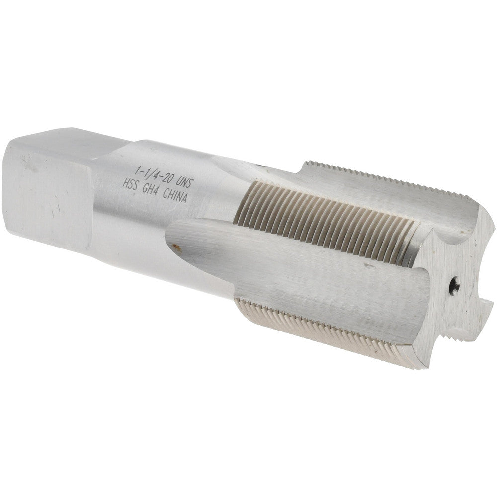 Value Collection JY4870218 Straight Flute Tap 1-1/4-20 UNS, 6 Flutes, Bottoming, 3B Class of Fit, High Speed Steel, Bright/Uncoated