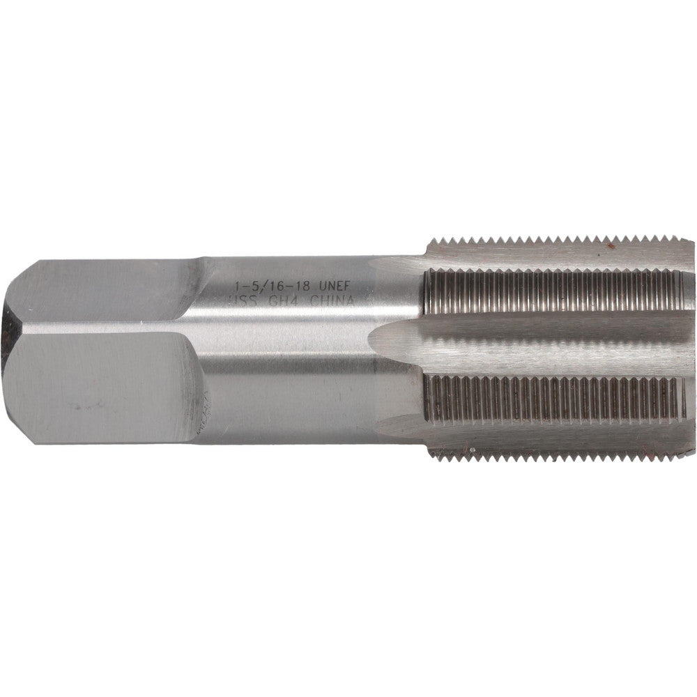 Value Collection JY4871182 1-5/16 - 18 Bottoming RH 3B H4 Bright High Speed Steel 6-Flute Straight Flute Hand Tap