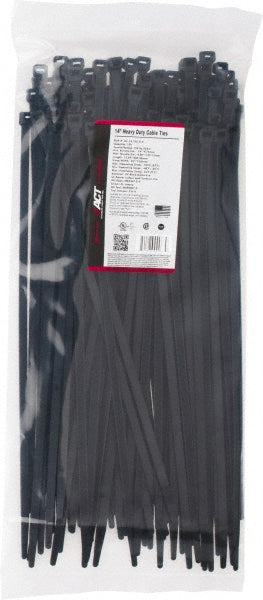 Advanced Cable Ties Inc. AL-14-120-0-C Cable Tie Duty 14" Long, Black, Nylon, Standard