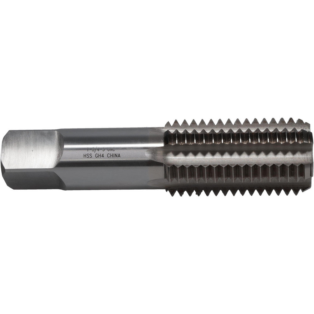 Value Collection JY4877007 1-3/4 - 5 Bottoming RH 3B H4 Bright High Speed Steel 6-Flute Straight Flute Hand Tap