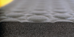 Notrax 417S0035BL Anti-Fatigue Mat 60" Length, 36" Wide, 1/2" Thick, Vinyl, Beveled Edge, Medium-Duty