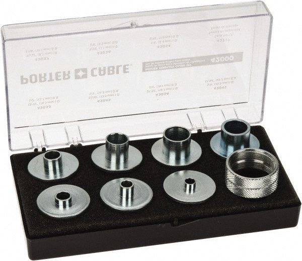 Porter-Cable 42000 1/2" (42033), 3/4" (42024), 3/8" (42036), 5/16" (42054), 5/8" (42045), 51/64" (42042) & 7/16" (42027) OD, Router Template Guide