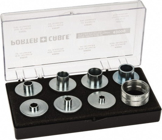 Porter-Cable 42000 1/2" (42033), 3/4" (42024), 3/8" (42036), 5/16" (42054), 5/8" (42045), 51/64" (42042) & 7/16" (42027) OD, Router Template Guide