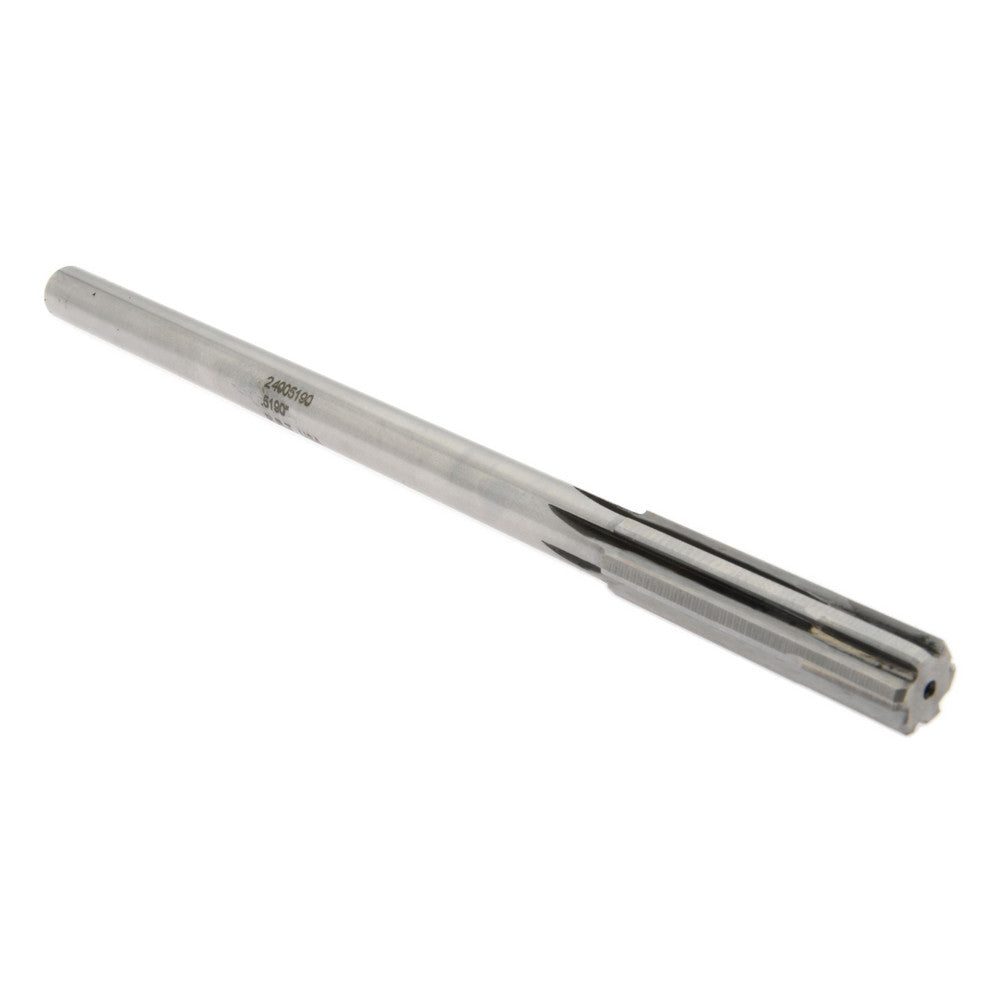 Rock River Tool Inc. 24005190 Chucking Reamer 0.5190" Dia, Straight-Cylindrical Shank, Carbide-Tipped