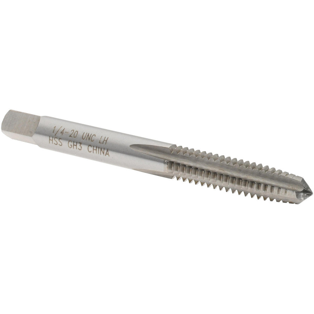 Value Collection MSC-04910220 Straight Flute Tap 1/4-20 UNC, 4 Flutes, Taper, 3B Class of Fit, High Speed Steel, Bright/Uncoated