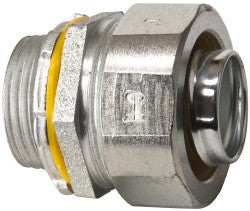 Cooper Crouse-Hinds LT100 Conduit Connector For Liquid-Tight, Malleable Iron, 1" Trade Size