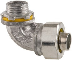 Cooper Crouse-Hinds LT5090 Conduit Connector For Liquid-Tight, Malleable Iron, 1/2" Trade Size