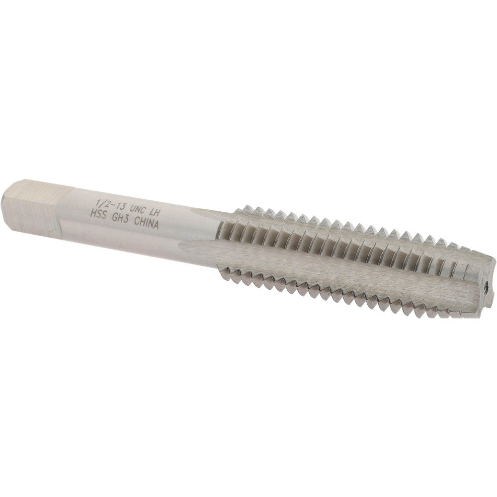Value Collection JY4914131 Straight Flute Tap 1/2-13 UNC, 4 Flutes, Plug, 3B Class of Fit, High Speed Steel, Bright/Uncoated