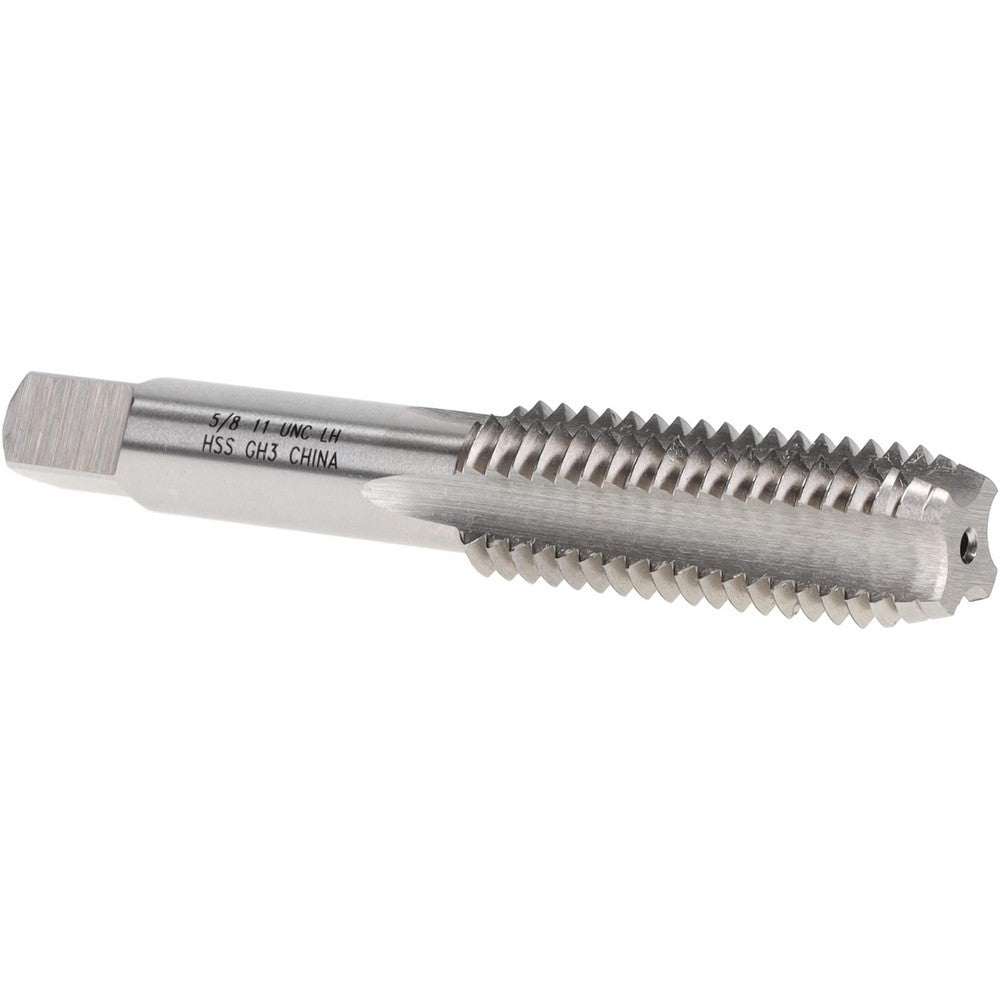 Value Collection MSC-04916128 Straight Flute Tap 5/8-11 UNC, 4 Flutes, Bottoming, 3B Class of Fit, High Speed Steel, Bright/Uncoated