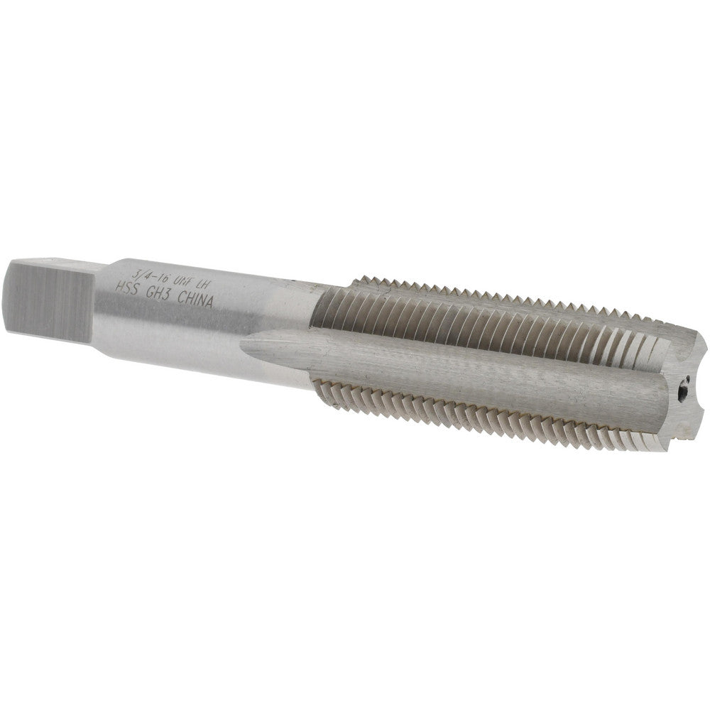 Value Collection MSC-04917183 Straight Flute Tap 3/4-16 UNF, 4 Flutes, Taper, 3B Class of Fit, High Speed Steel, Bright/Uncoated