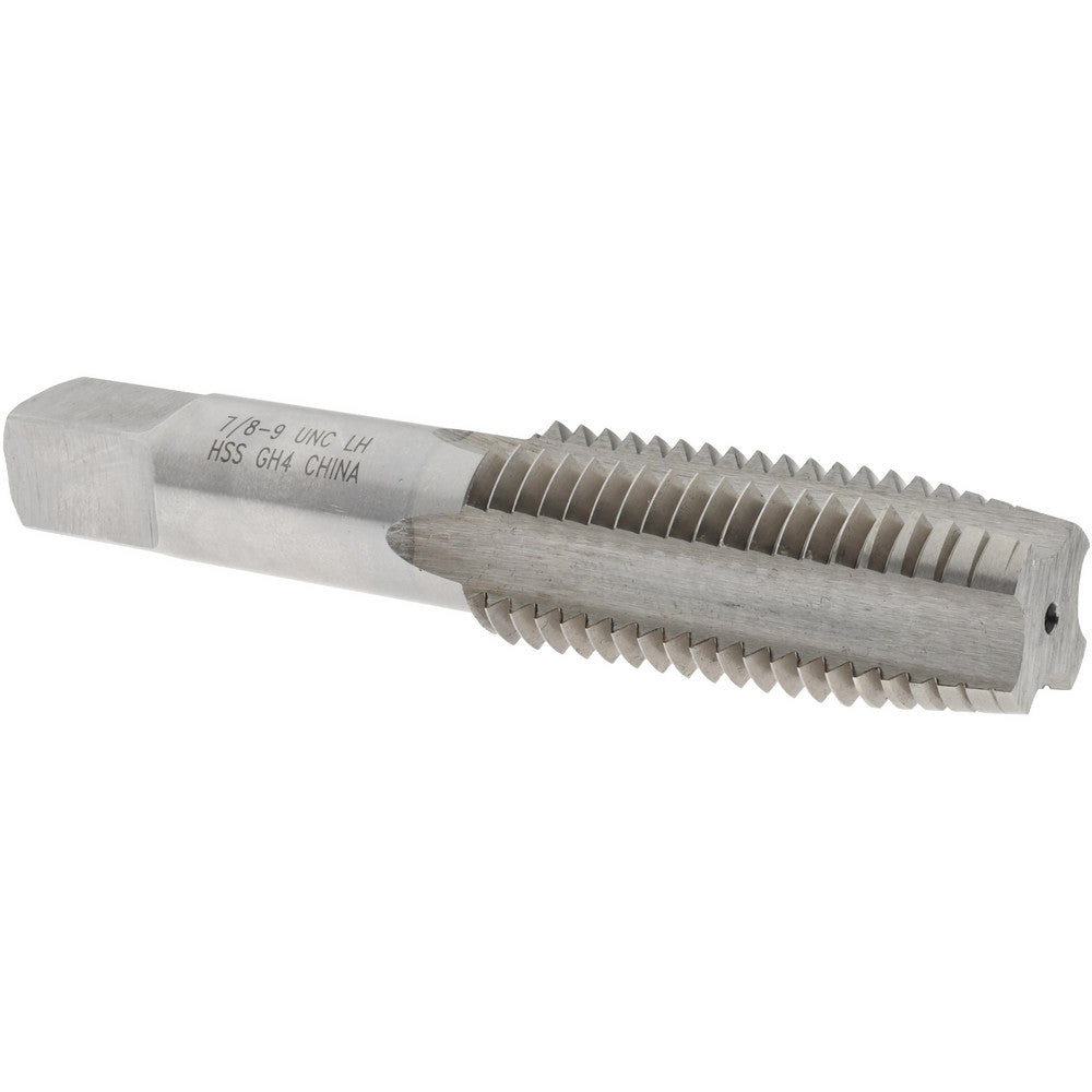 Value Collection MSC-04918116 Straight Flute Tap 7/8-9 UNC, 4 Flutes, Taper, 3B Class of Fit, High Speed Steel, Bright/Uncoated