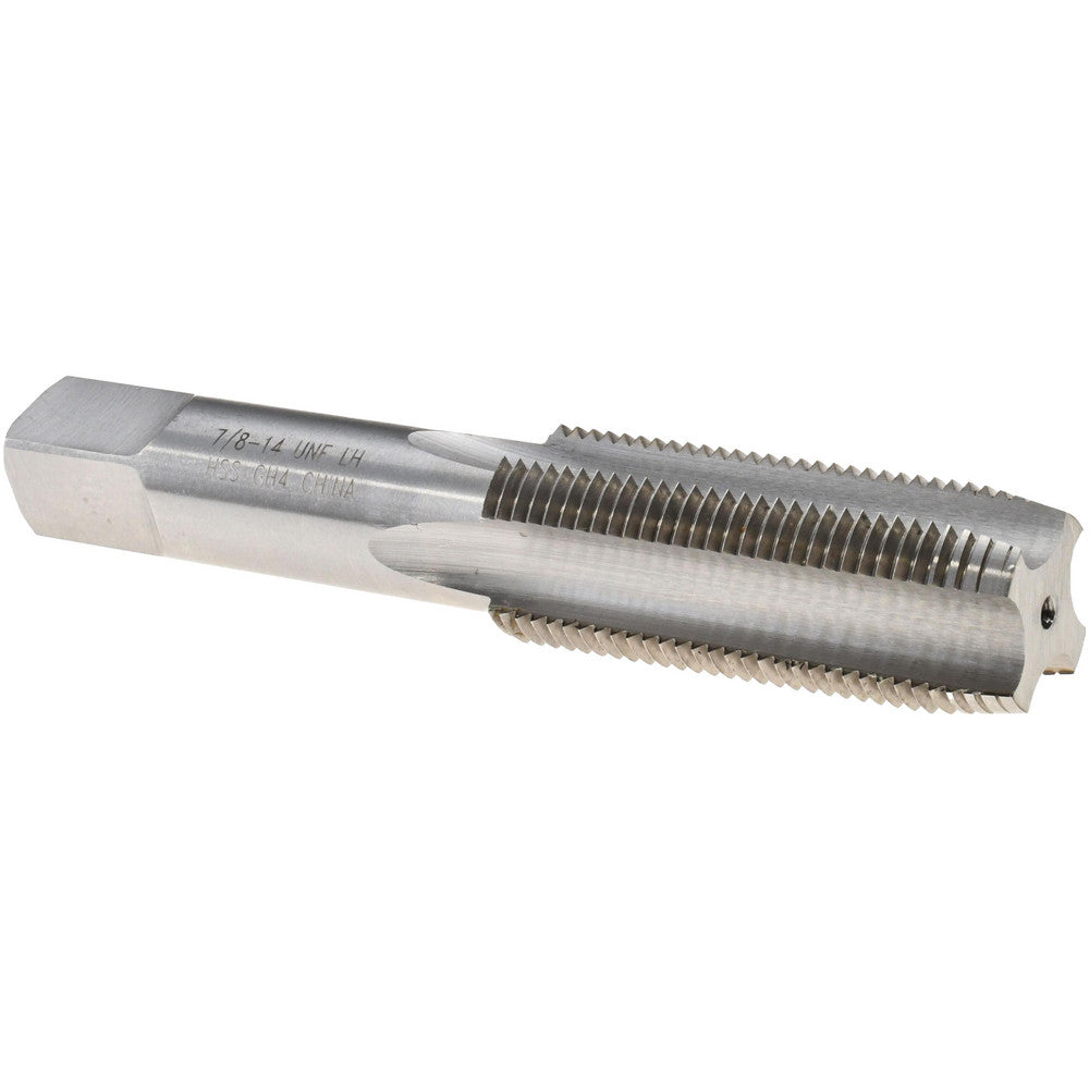 Value Collection JY4918140 Straight Flute Tap 7/8-14 UNF, 4 Flutes, Plug, 3B Class of Fit, High Speed Steel, Bright/Uncoated