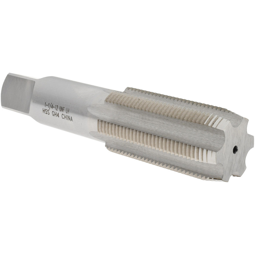 Value Collection JY4919452 Straight Flute Tap 1-1/4-12 UNF, 4 Flutes, Plug, 3B Class of Fit, High Speed Steel, Bright/Uncoated