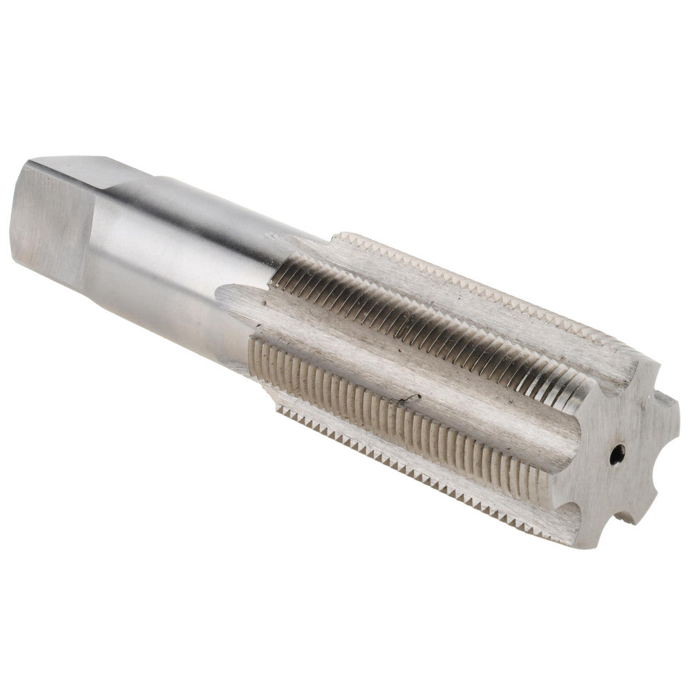 Value Collection MSC-04919676 1-1/2 - 12 Taper LH 3B H4 Bright High Speed Steel 6-Flute Straight Flute Hand Tap