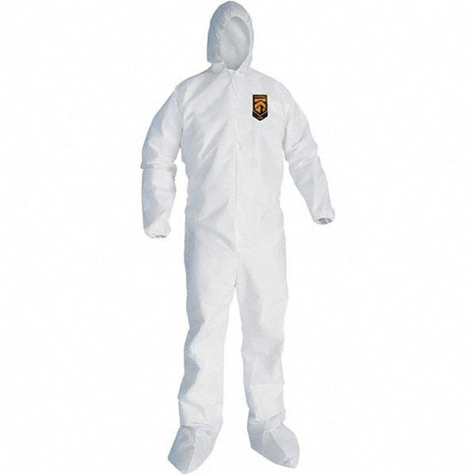 KleenGuard 46126 Disposable Coveralls Size 3X-Large, SMS, Zipper Closure