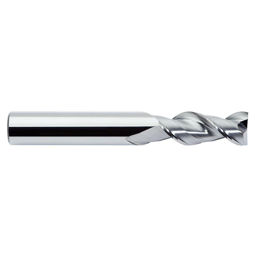 M.A. Ford 13612501 Square End Mill 1/8" Dia, 1/2" LOC, 2 Flute, Solid Carbide