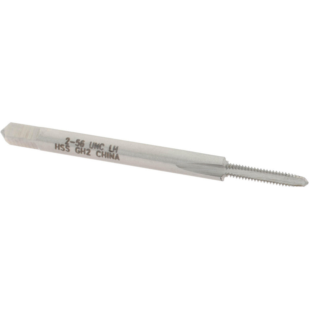 Value Collection JY4942561 Straight Flute Tap #2-56 UNC, 3 Flutes, Plug, 2B Class of Fit, High Speed Steel, Bright/Uncoated