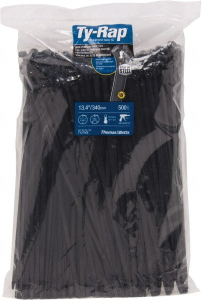 Thomas & Betts TY27MX Cable Tie Duty 13.4" Long, Black, Nylon, Standard