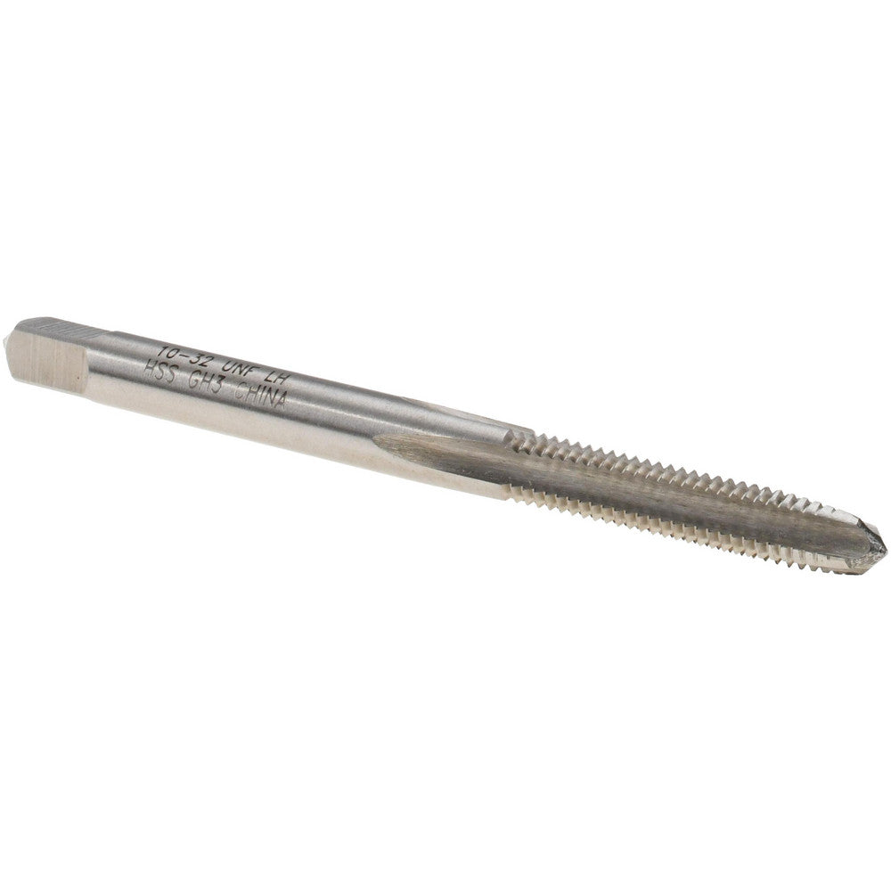 Value Collection MSC-04948345 Straight Flute Tap #10-32 UNF, 4 Flutes, Taper, 2B Class of Fit, High Speed Steel, Bright/Uncoated