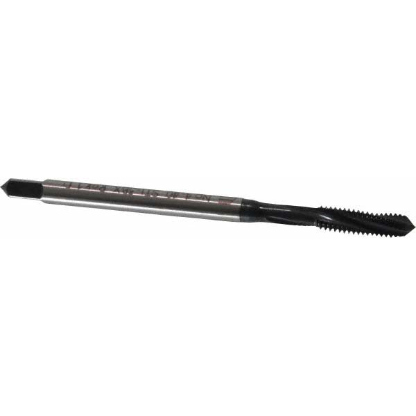 Emuge BU456011.5611 #4-40 UNC, 3 Flute, 15&deg Helix, Modified Bottoming Chamfer, Nitride/Oxide Finish, Cobalt Spiral Flute STI Tap