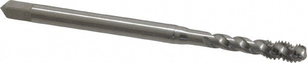 Emuge BU513510.5611 #4-40 UNC, 3 Flute, 45&deg Helix, Bottoming Chamfer, Bright Finish, Cobalt Spiral Flute STI Tap
