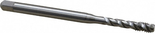 Emuge BU513510.5613 #6-32 UNC, 3 Flute, 45&deg Helix, Bottoming Chamfer, Bright Finish, Cobalt Spiral Flute STI Tap