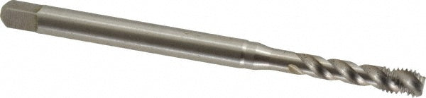 Emuge BU513510.5614 #8-32 UNC, 3 Flute, 45&deg Helix, Bottoming Chamfer, Bright Finish, Cobalt Spiral Flute STI Tap