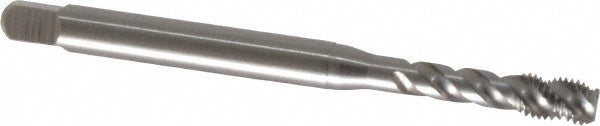 Emuge BU513510.5637 #10-32 UNF, 3 Flute, 45&deg Helix, Bottoming Chamfer, Bright Finish, Cobalt Spiral Flute STI Tap