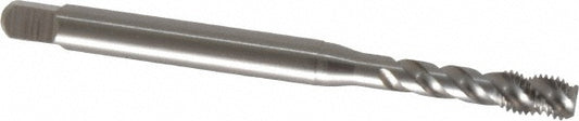 Emuge BU513510.5637 #10-32 UNF, 3 Flute, 45&deg Helix, Bottoming Chamfer, Bright Finish, Cobalt Spiral Flute STI Tap