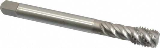 Emuge CU513510.5619 3/8-16 UNC, 5 Flute, 45&deg Helix, Bottoming Chamfer, Bright Finish, Cobalt Spiral Flute STI Tap