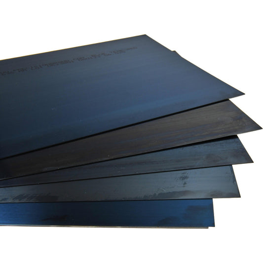 Precision Brand Products 23290 6 Piece, 0.005 to 0.032 Inch Thickness, Spring Steel Shim Stock Sheet Assortment
