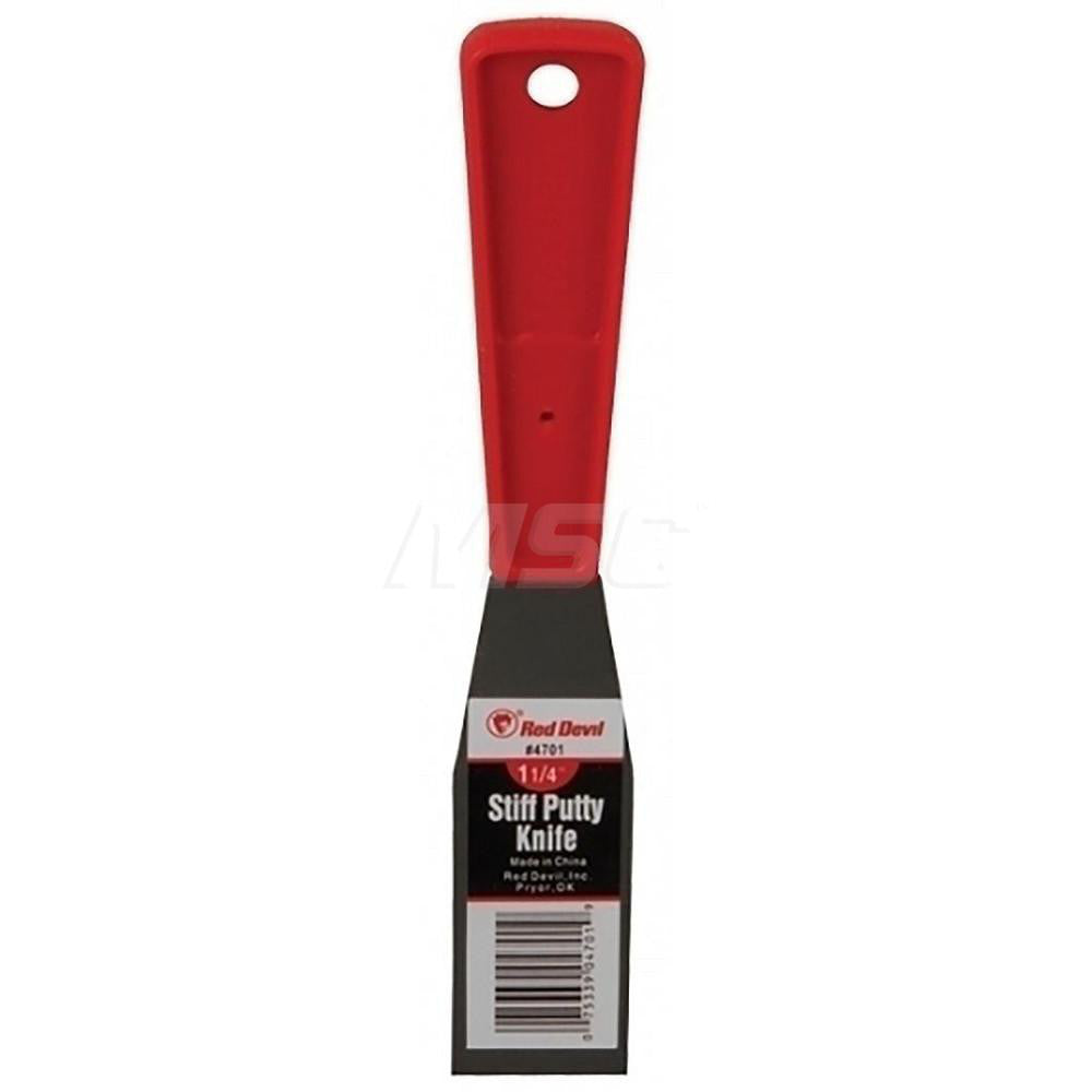 Red Devil 4701 Putty Knife Steel, 1-1/4" Wide
