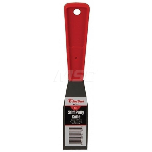 Red Devil 4701 Putty Knife Steel, 1-1/4" Wide