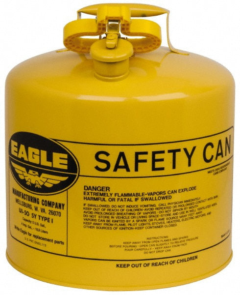 Eagle UI50SY Safety Can 5 gal, Steel