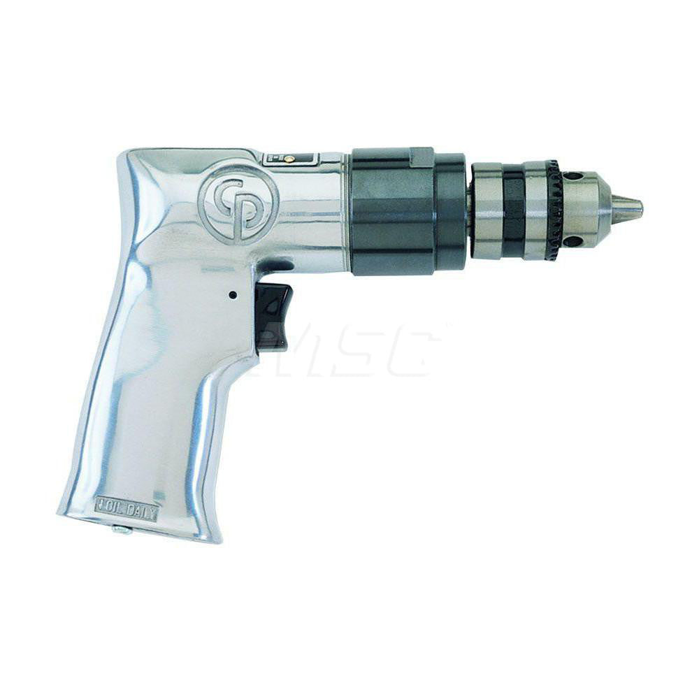 Chicago Pneumatic T022698 Air Drill 3/8" Keyed & Keyless Chuck