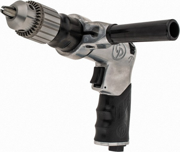 Chicago Pneumatic T025165 Air Drill 1/2" Keyed Chuck, Reversible