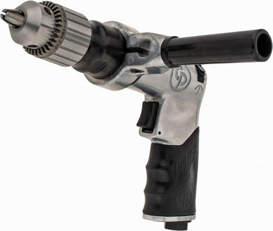 Chicago Pneumatic T025165 Air Drill 1/2" Keyed Chuck, Reversible