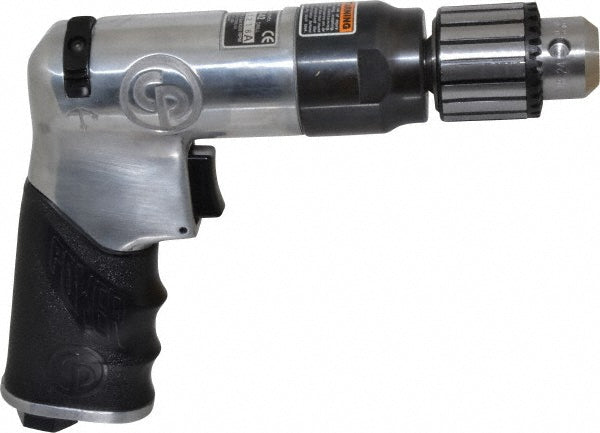 Chicago Pneumatic T025198 Air Drill 3/8" Keyed Chuck, Reversible