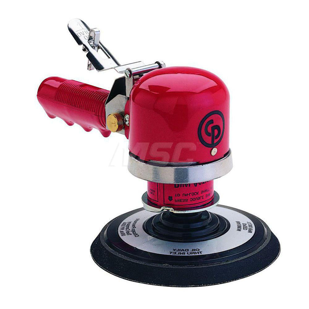 Chicago Pneumatic T023990 Air Orbital Sander Round, 6" Pad, 10,000 OPM