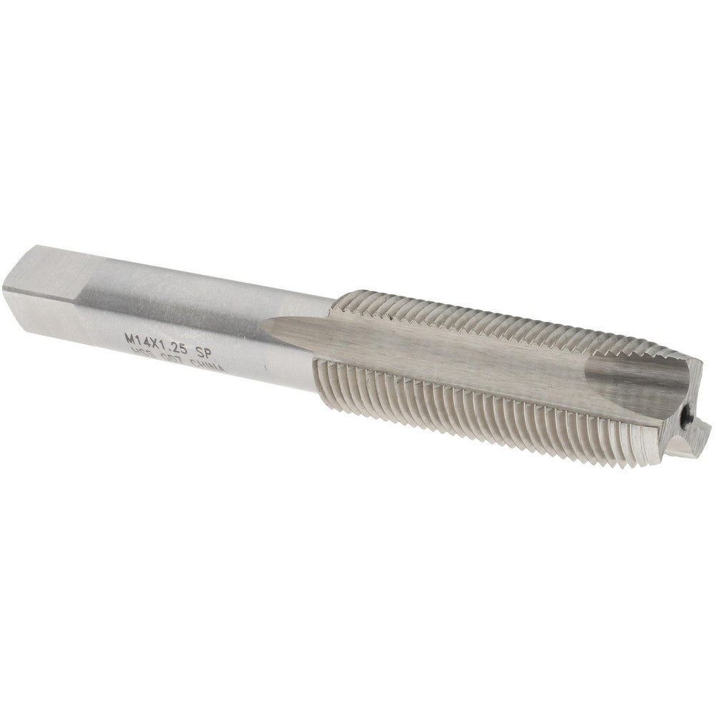 Value Collection MSC-04997755 Spiral Point Tap M14x1.25 Metric Fine, 3 Flutes, Plug, High Speed Steel, Bright Finish
