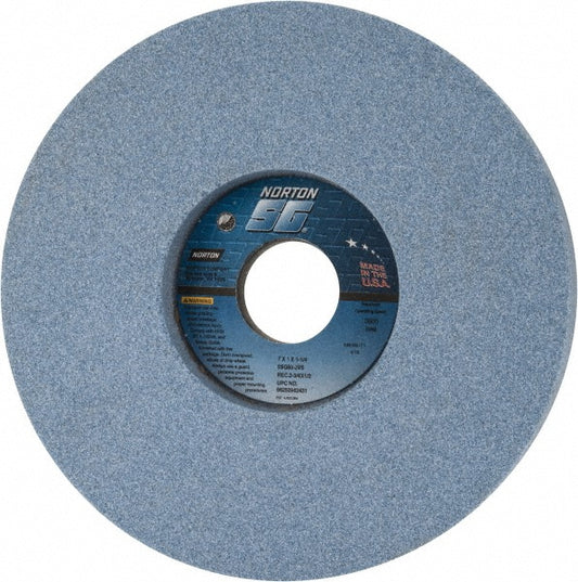 Norton 66252942431 Surface Grinding Wheel 7" Dia, 1" Thick, 1-1/4" Hole, 60 Grit, J Hardness